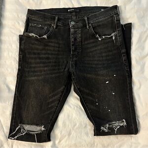 Purple Brand Men's Dark Wash Skinny Jeans
